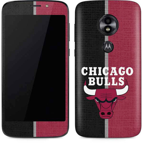 NBA Chicago Bulls Canvas Moto E5 Play Skin